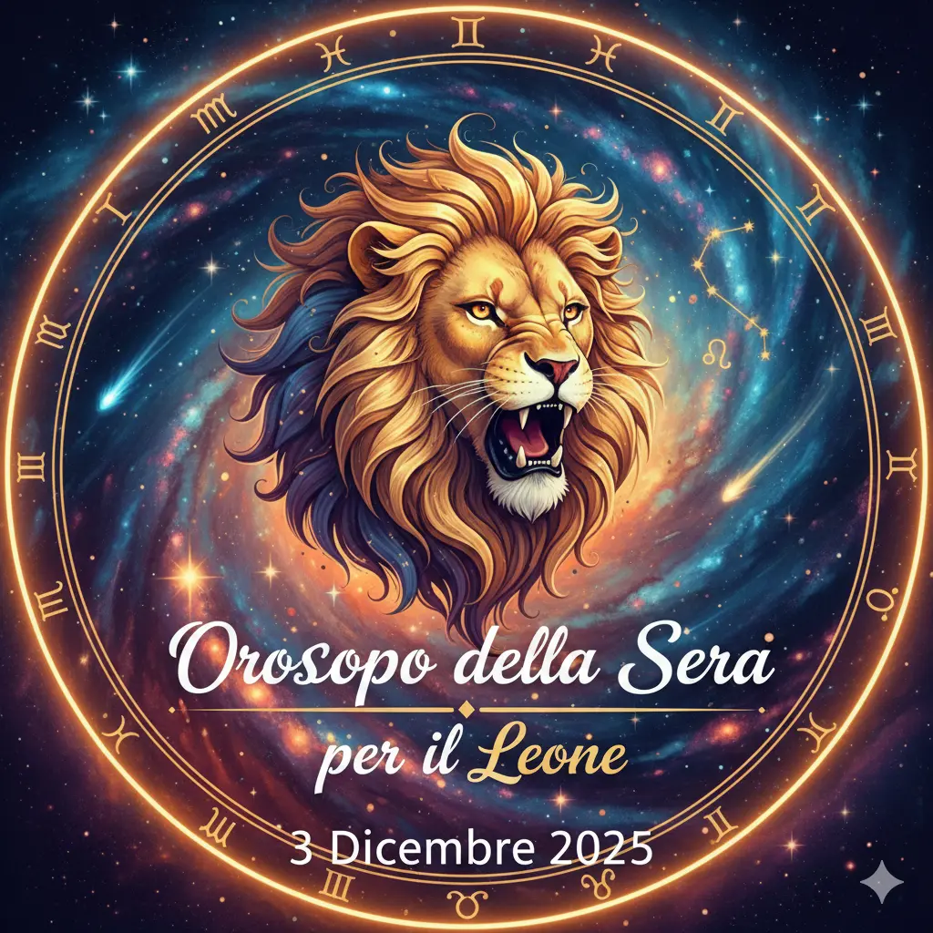 Oroscopo della Sera per il Leone – 3 Dicembre 2025