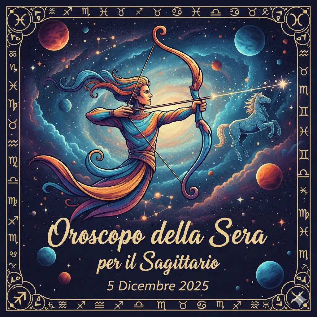 Oroscopo della Sera per il Sagittario – 5 Dicembre 2025