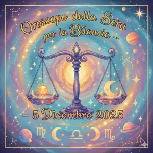 Oroscopo della Sera per la Bilancia – 5 Dicembre 2025