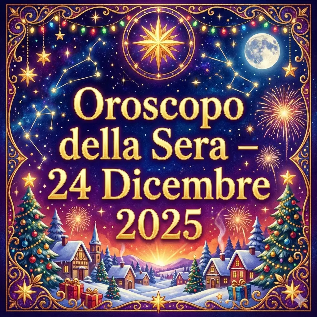 Oroscopo della Sera – 24 Dicembre 2025