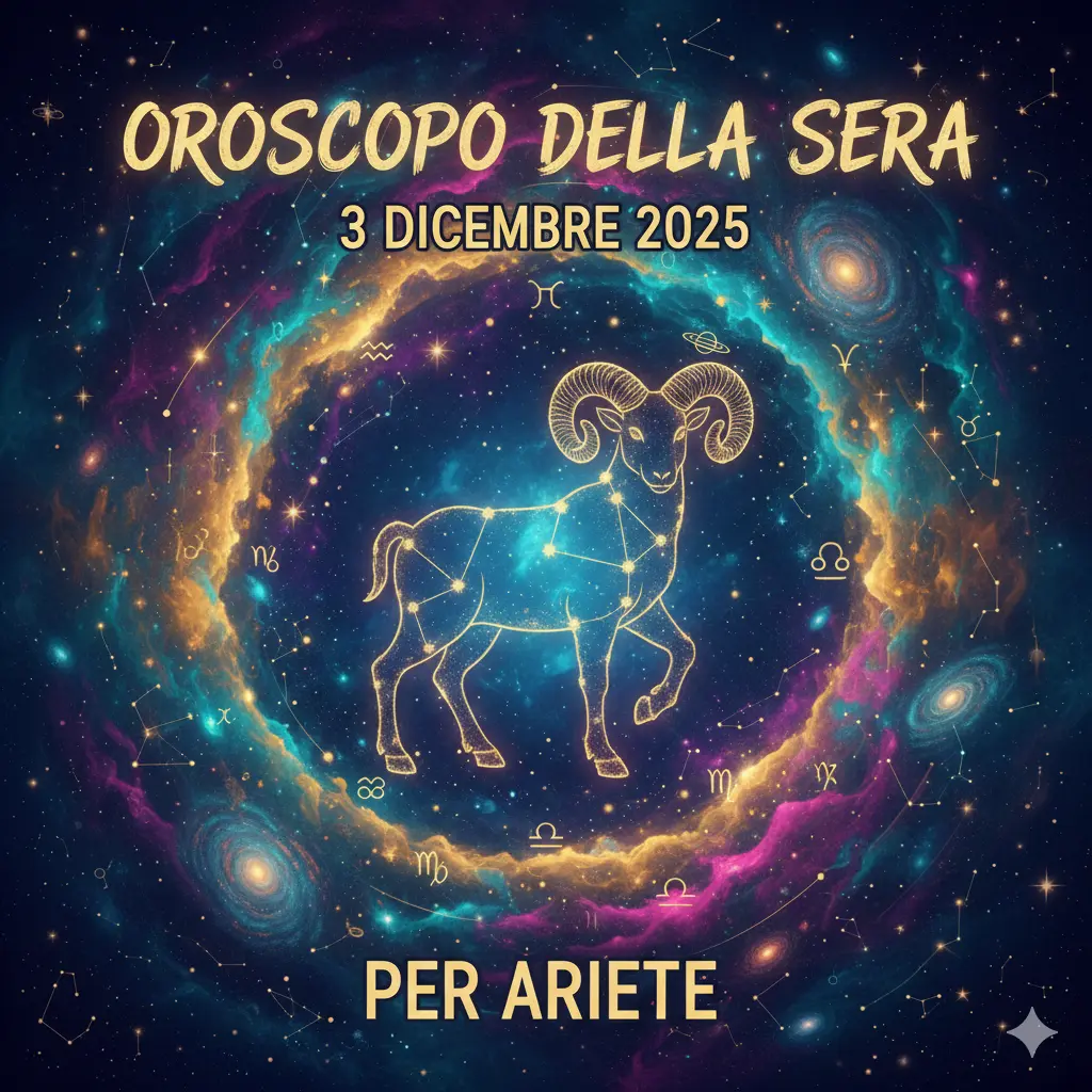 Oroscopo della Sera – 3 Dicembre 2025 per Ariete