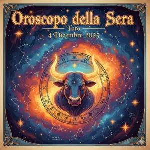 Oroscopo della Sera – Toro, 4 Dicembre 2025