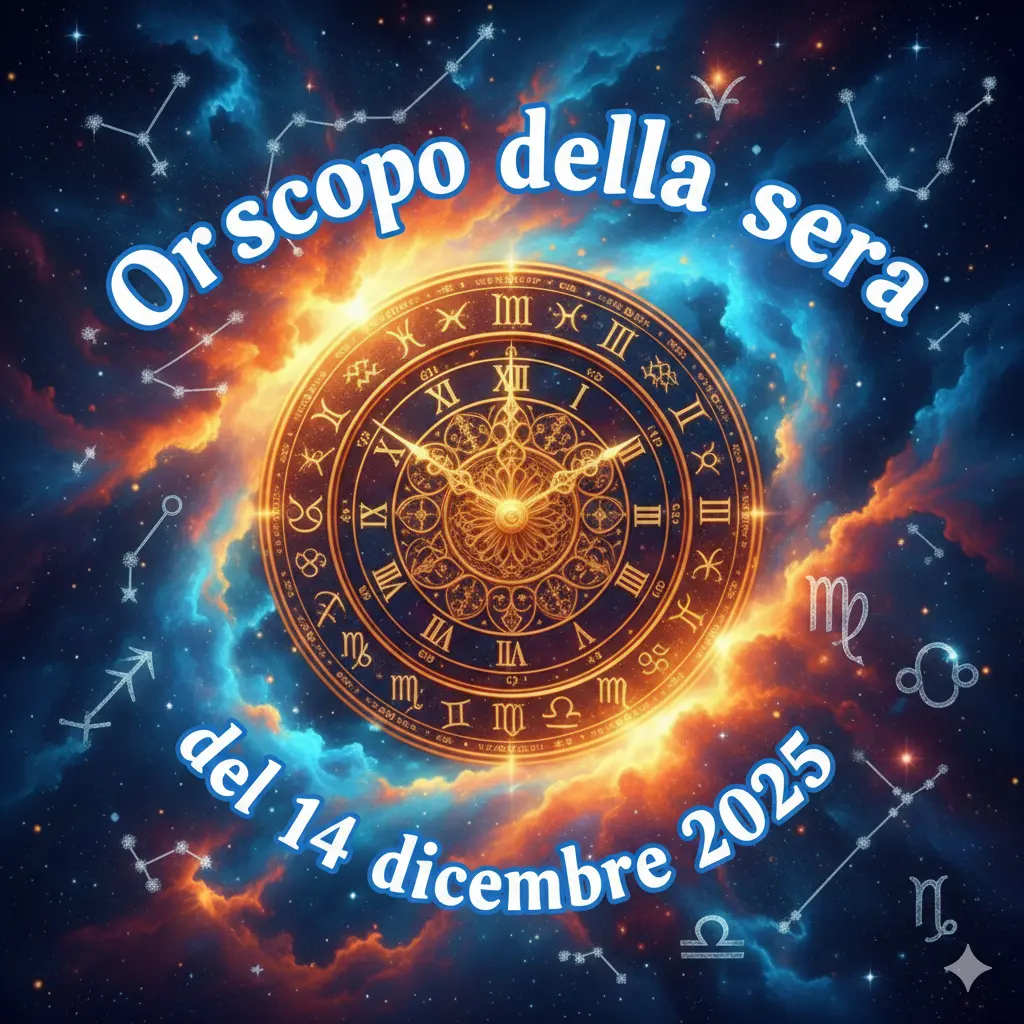 Oroscopo della sera del 14 dicembre 2025