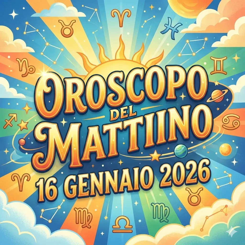 Oroscopo del Mattino — 16 Gennaio 2026