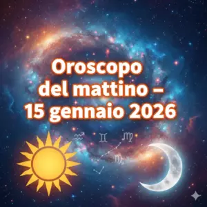 Oroscopo del mattino – 15 gennaio 2026