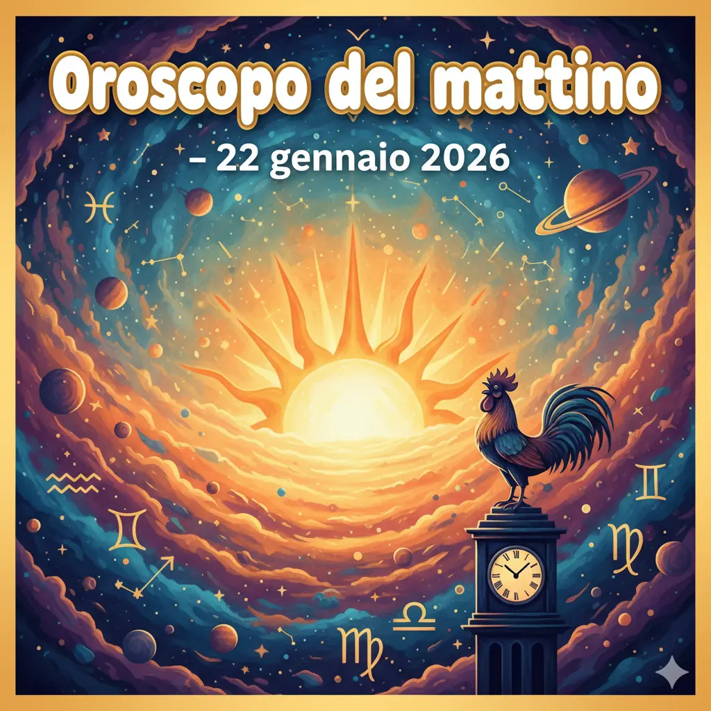 Oroscopo del mattino – 22 gennaio 2026