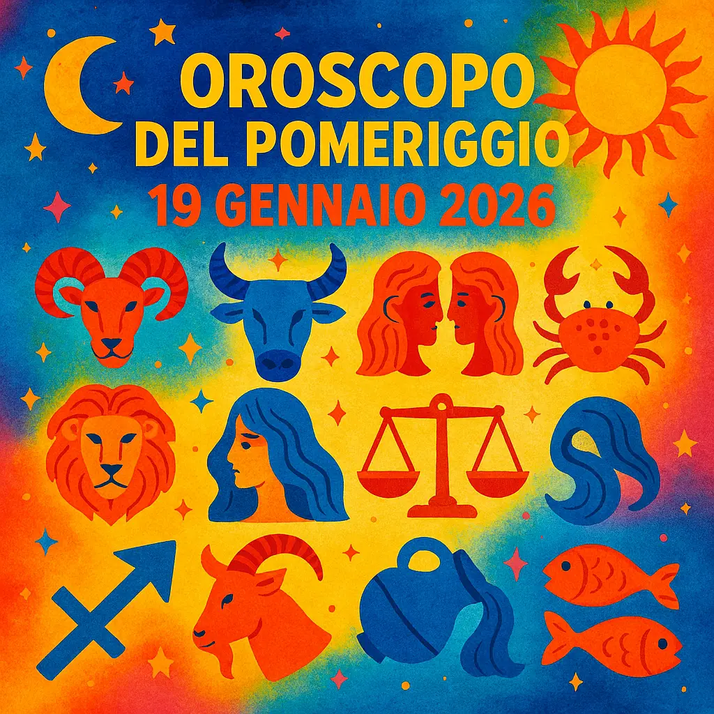 Oroscopo del pomeriggio – 19 gennaio 2026
