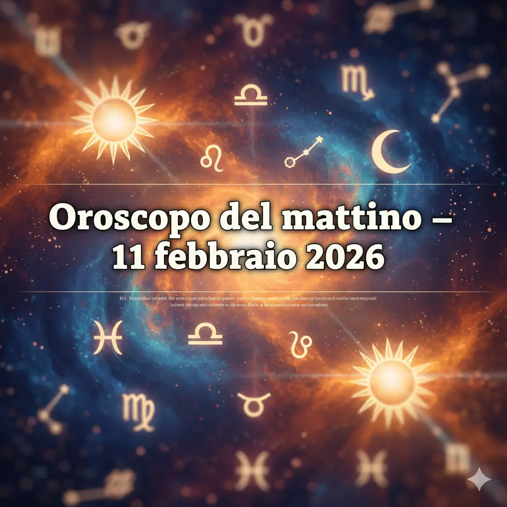 Oroscopo del mattino – 11 febbraio 2026