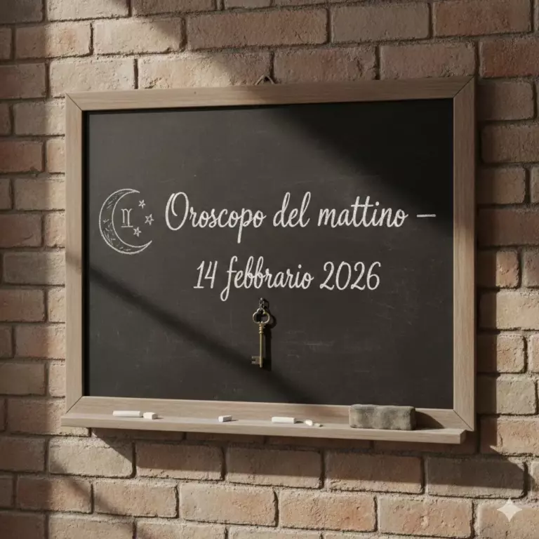 Oroscopo del mattino – 14 febbraio 2026