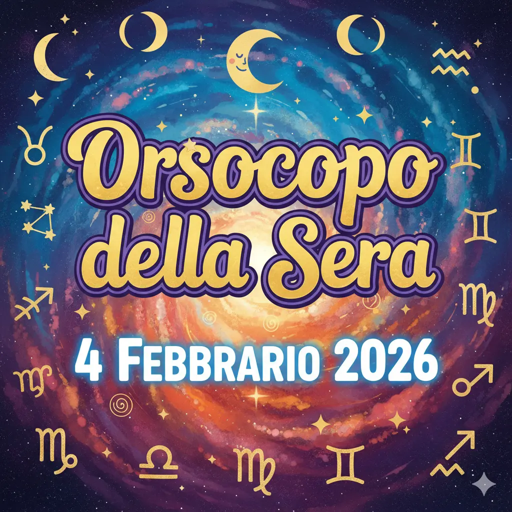 Oroscopo della Sera – 4 Febbraio 2026