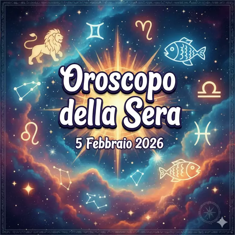 Oroscopo della Sera – 5 Febbraio 2026