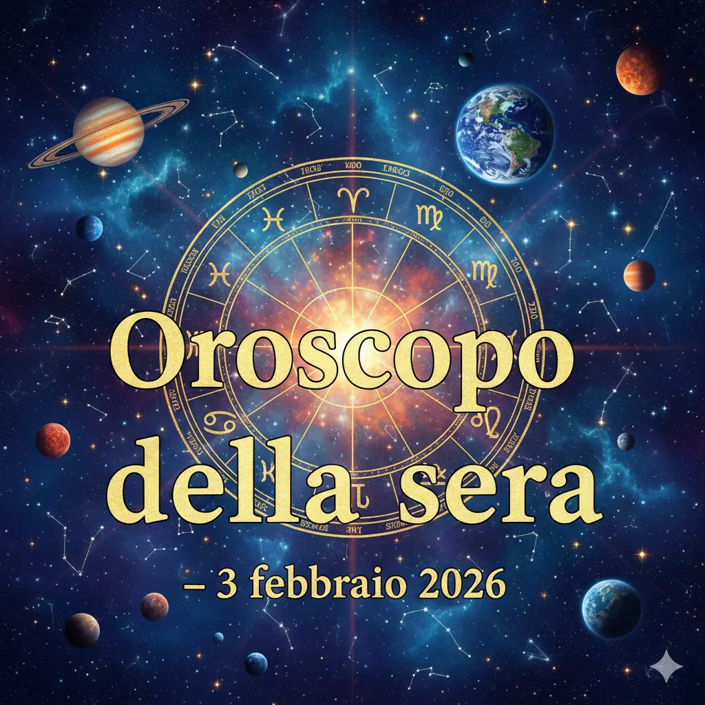Oroscopo della sera – 3 febbraio 2026
