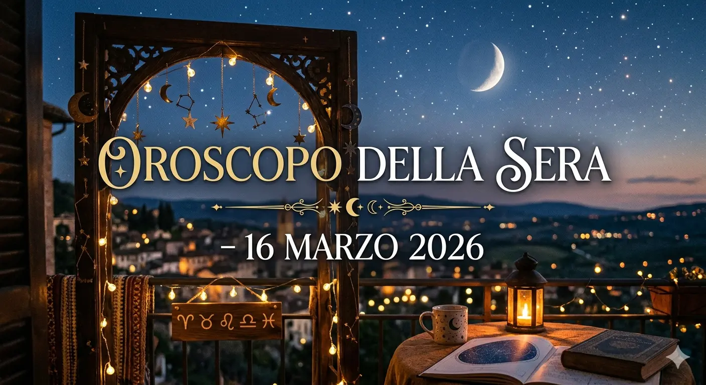 Oroscopo della Sera – 16 Marzo 2026